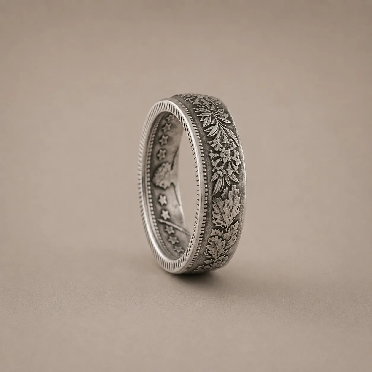 Bague 1 franc suisse Edelweiss