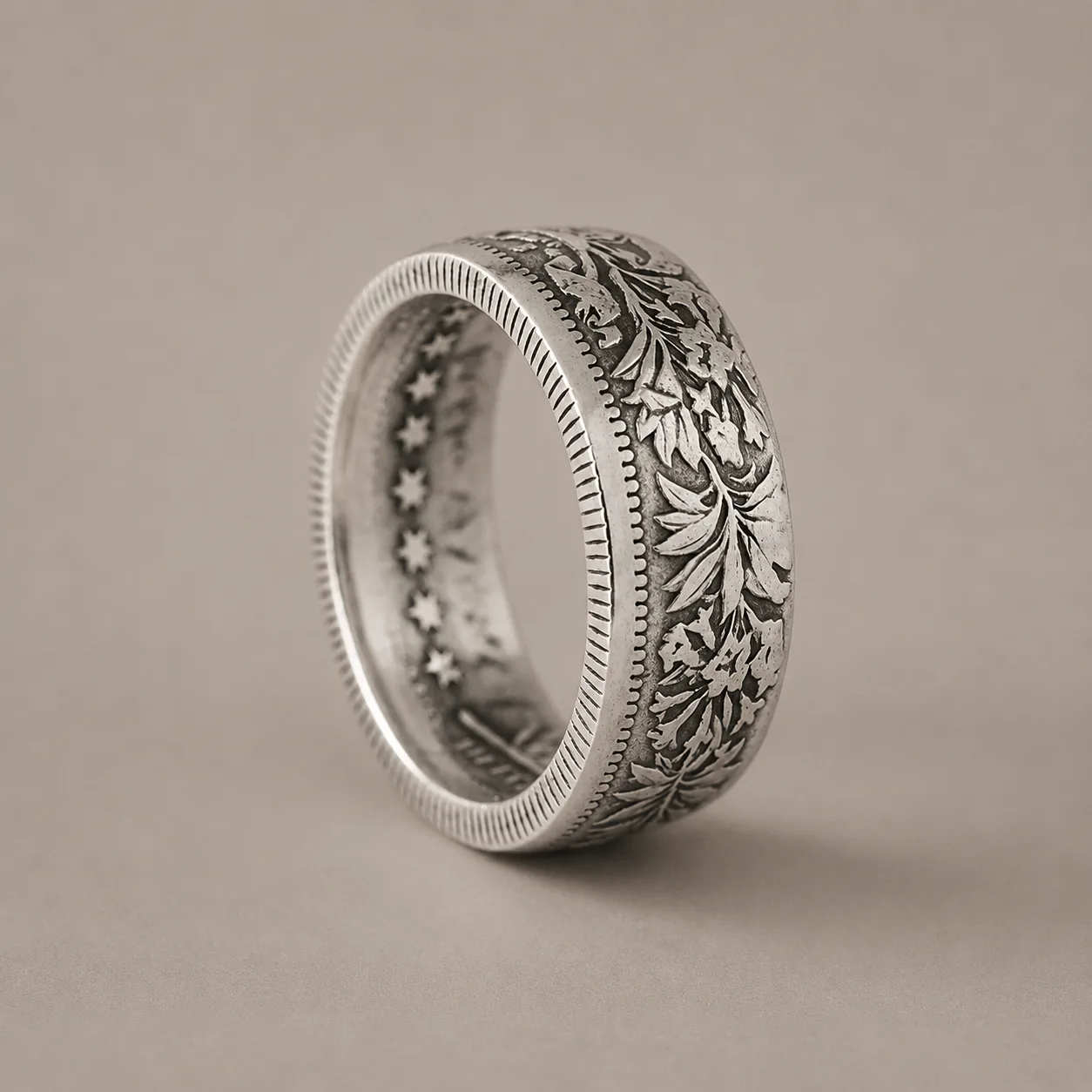 Bague 2 francs suisse Edelweiss