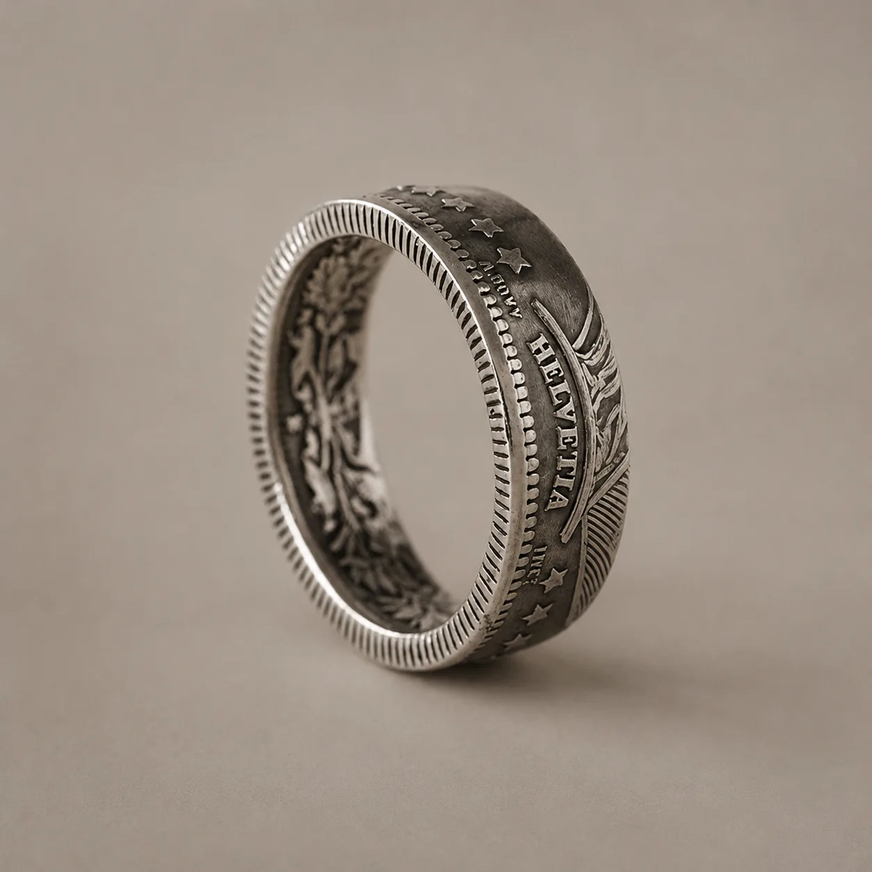 Bague 2 francs suisse Helvetia