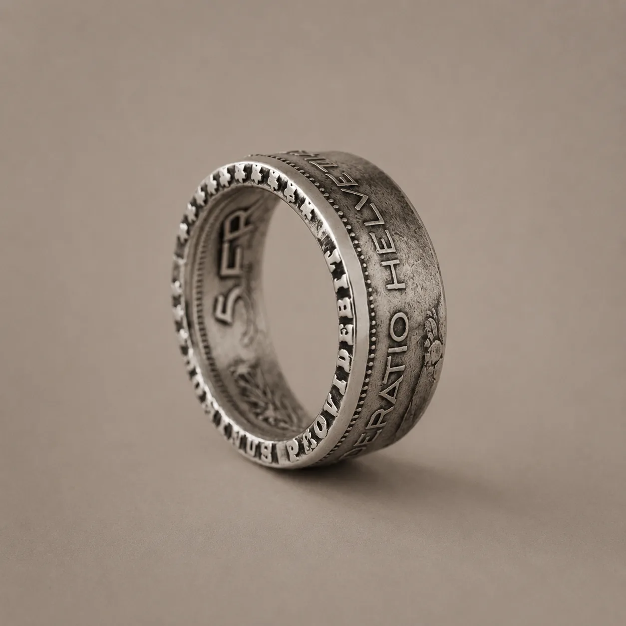 Bague 5 francs suisse Confœderatio Helvetica